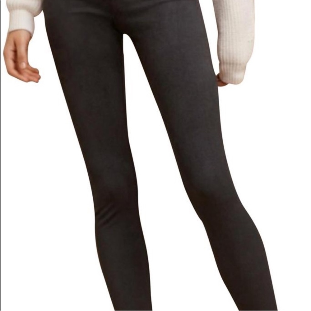 Aritzia Black Daria Vegan Suede Leggings small